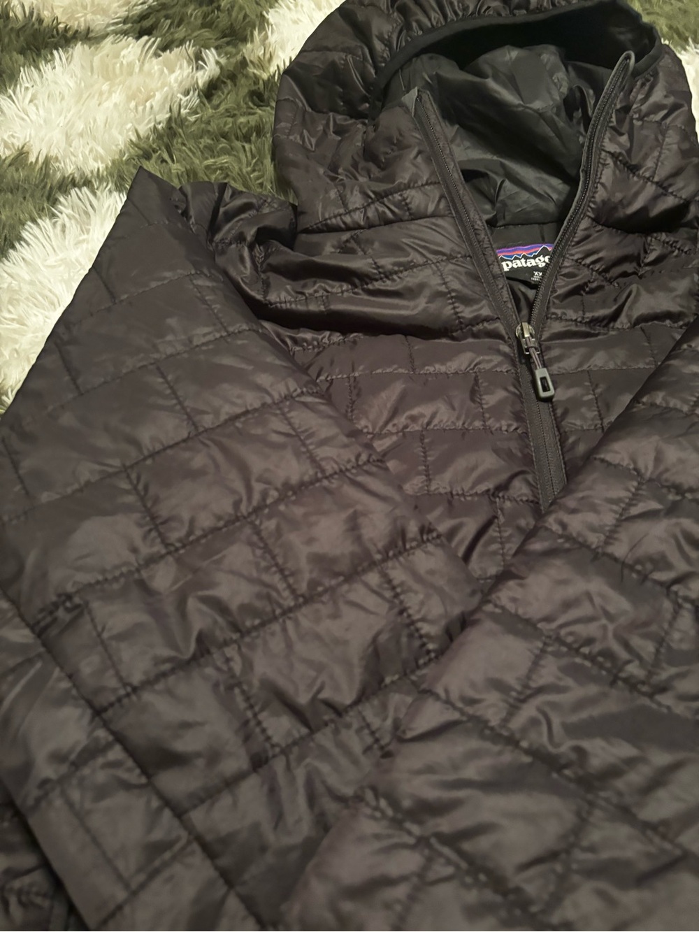 Women’s Patagonia Nano Puff Hoody-XXL-Black